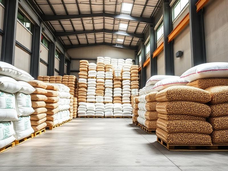 Склад с продукция от индустриален коноп